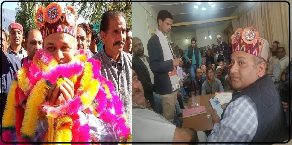 पांगी घाटी के दौरे पर पहुंचे विधायक डॉक्टर जनक राज, किलाड़ में हुआ गर्म जोशी के साथ स्वागत