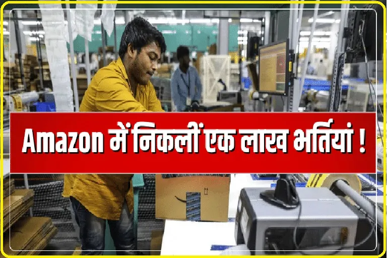 Amazon India Jobs: Amazon इंडिया करेगा नौकरियों की बौछार! फेस्टिव सीजन में निकाली 1 लाख की बंपर भर्ती, देंखे पूरा डिटेल.