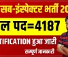 New Job Recruitment ||  SSC CPO Bharti ||  4187 पदों पर निकली भर्ती , जल्द करें आवेदन