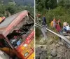 Himachal Bus Road Accident : मनाली से पठानकोट जा रही निजी बस हादसे की ​शिकार, 10 यात्री हुए घायल 