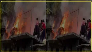 Chamba News || चंबा में पांच लोगों की पशुशालाओं में भीषण आग, तीन हजार घास की पूलियां जलकर राख
