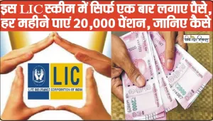 LIC Jeevan Akshay Policy || इस LIC स्कीम में सिर्फ एक बार लगाए पैसे, हर महीने पाएं 20,000 पेंशन, जानिए कैसे