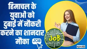 Himachal Job || इस जिले के युवाओं को दुबाई में नौकरी करने का सुनहरा मौका, जाने कैसे होगी भर्ती 