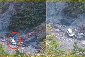 Himachal Road Accident || 200 मीटर गहरी खाई में लुढ़की कार, मासूम बच्चे की मौत, चार घायल