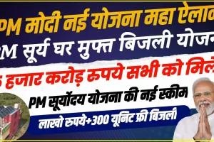 PM Surya Ghar Yojana || पीएम मोदी ने शुरू की 'मुफ्त बिजली' योजना, 300 यूनिट तक मिलेगी फ्री बिजली, तुरंत करें ये काम
