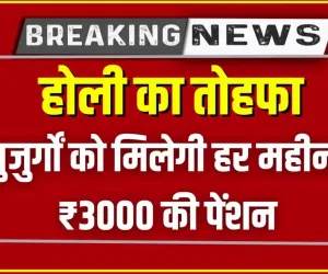 Pension yojna || बुजुर्गों की चमकी किस्मत, अब हर महीना मिलेगी 3,000 रुपये पेंशन, जाने क्या है यह योजना