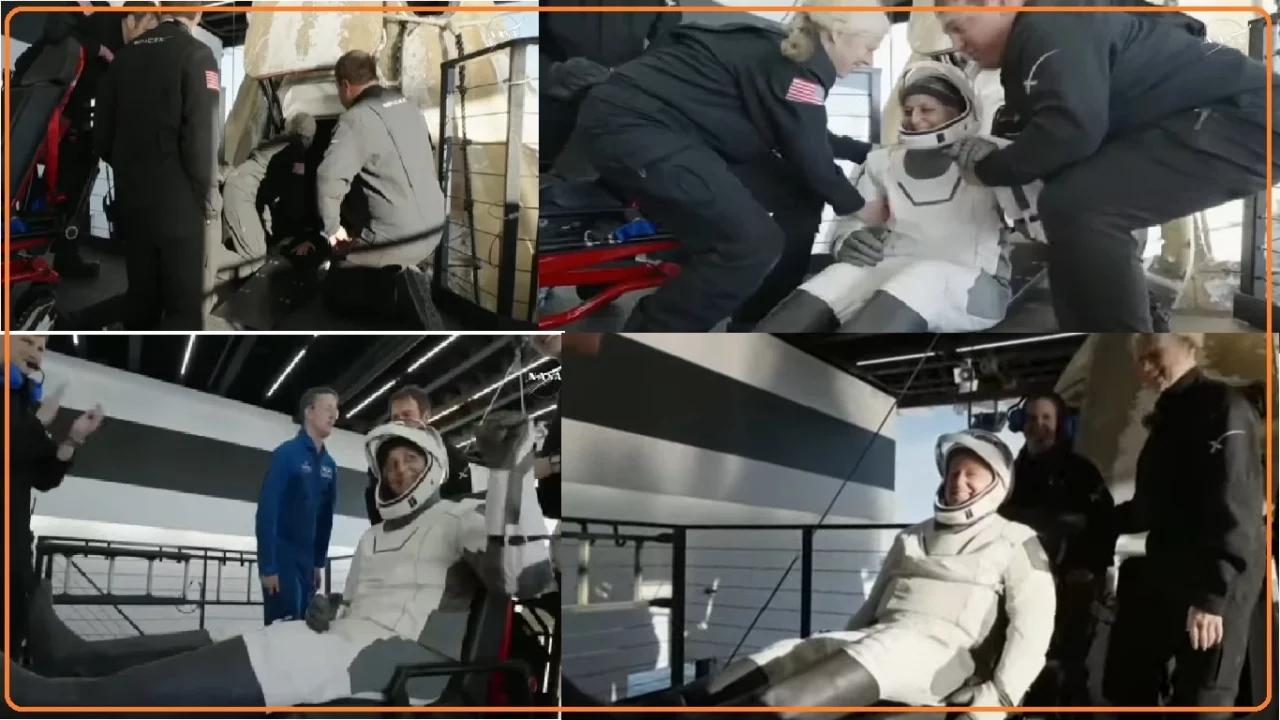 Sunita Williams Buch Vilmor Return To Earth Crew 9 Mission