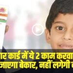 Baal Aadhaar Update: बच्चों के आधार कार्ड में ये 2 काम करवाना है जरूरी, वरना हो जाएगा बेकार, नहीं लगेगी कोई फीस