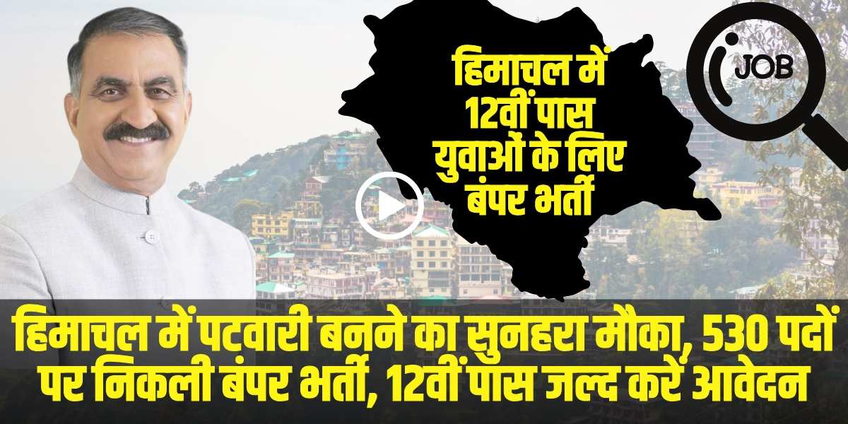 HP Patwari Recruitment 2025: